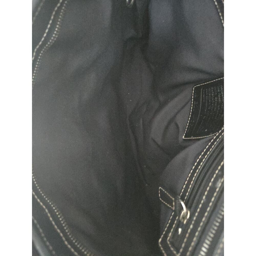 COACH - Vintage Medium Tote Bag All Over Print C Black - Picture 6 of 6